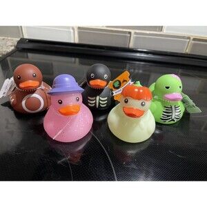 Complete Set Of 5 Target Bullseye Playground Halloween 2025 Rubber Ducks